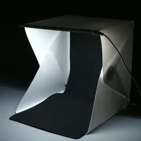 

Kaliou 20cm mini Folding Lightbox Photography Studio Softbox LED Light Soft Box Camera Photo Background Box Lighting Tent Kit