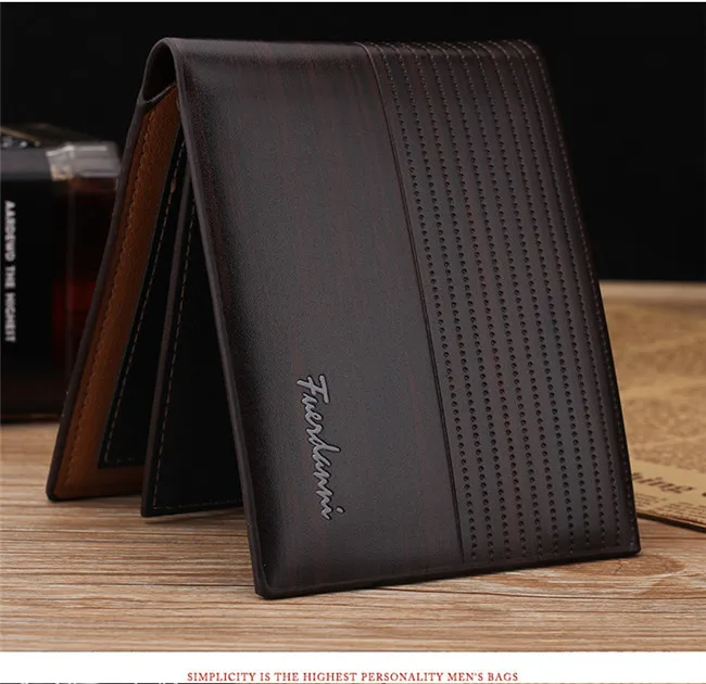 
2019 Amazon hot selling PU leather men wallet, customs leather RFID wallet for men 