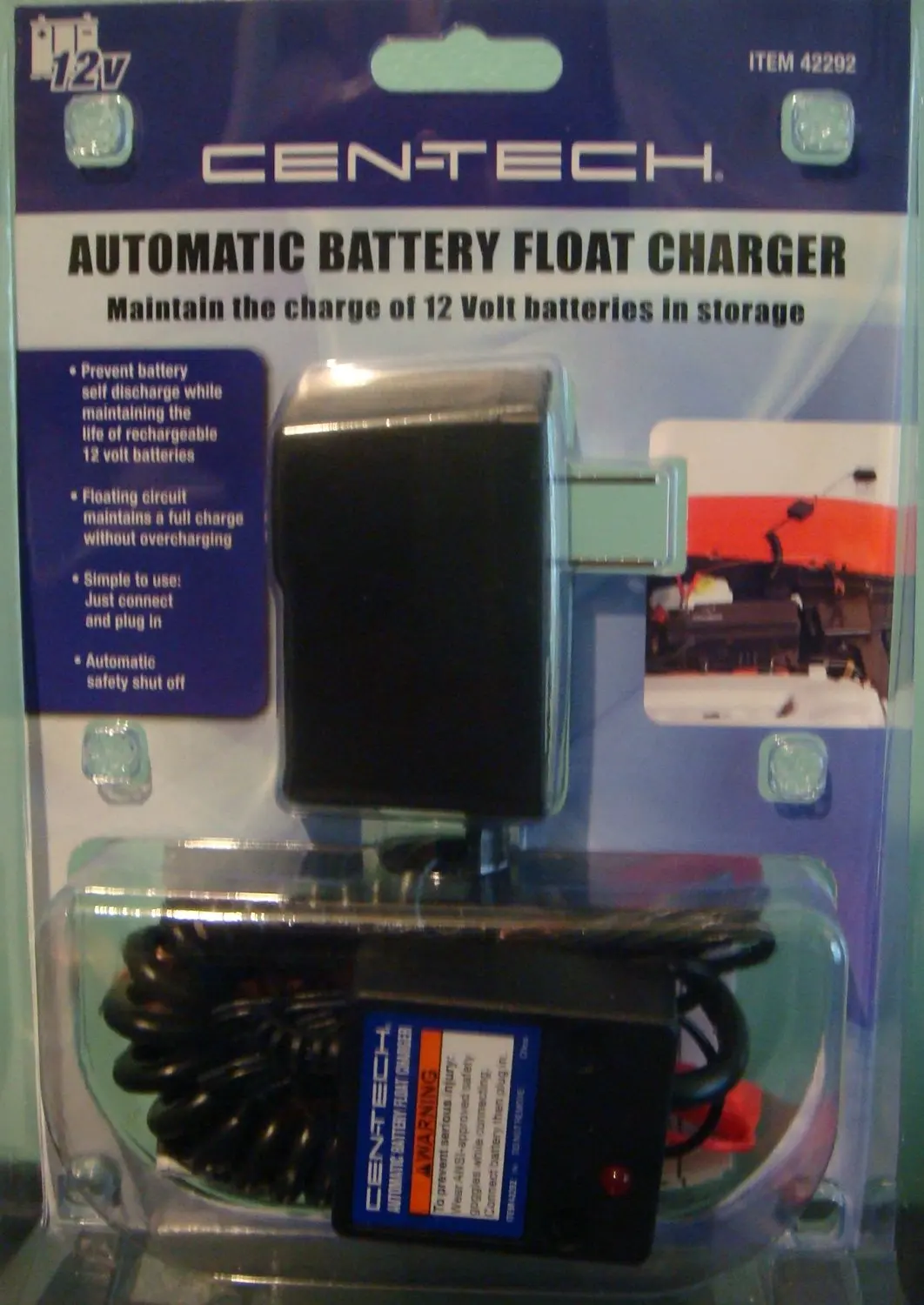 cen tech battery charger wrong