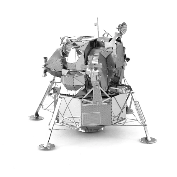 

Educational Toys Lunar Module 3D Metal Puzzle Magnetic 3d Jigsaw Puzzles, Silver
