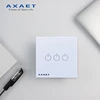 Single Live Line Smart Home Wall Switch Led Sensitive Touch Screen Wall Light Switch