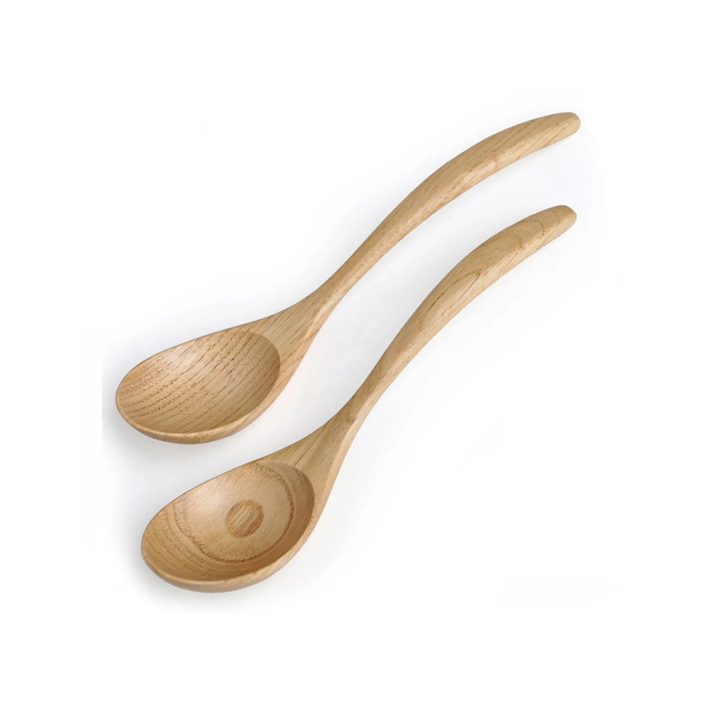 

Natural Wood Hand Carved Chestnut Spoon for Kids