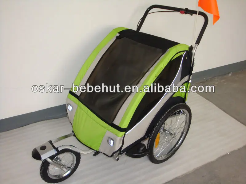 bicycle baby trailer & jogger 2 in 1