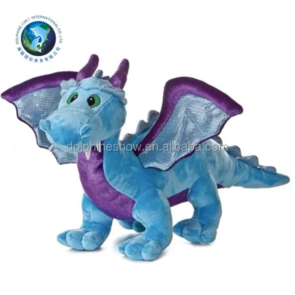 purple stuffed dragon