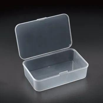 New Design Thin Hinged Clear Rigid Packaging Small Clear Plastic Boxes