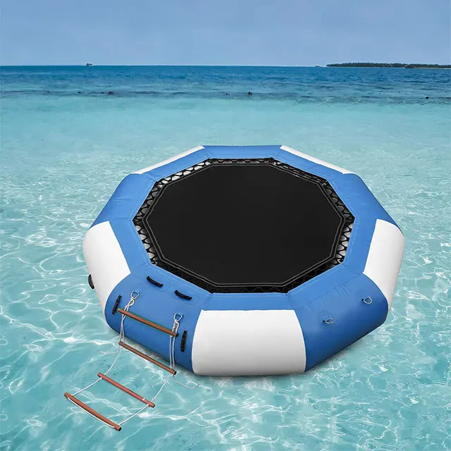 

Inflatable splash padded jump bouncer platform sungear water trampoline, Customized