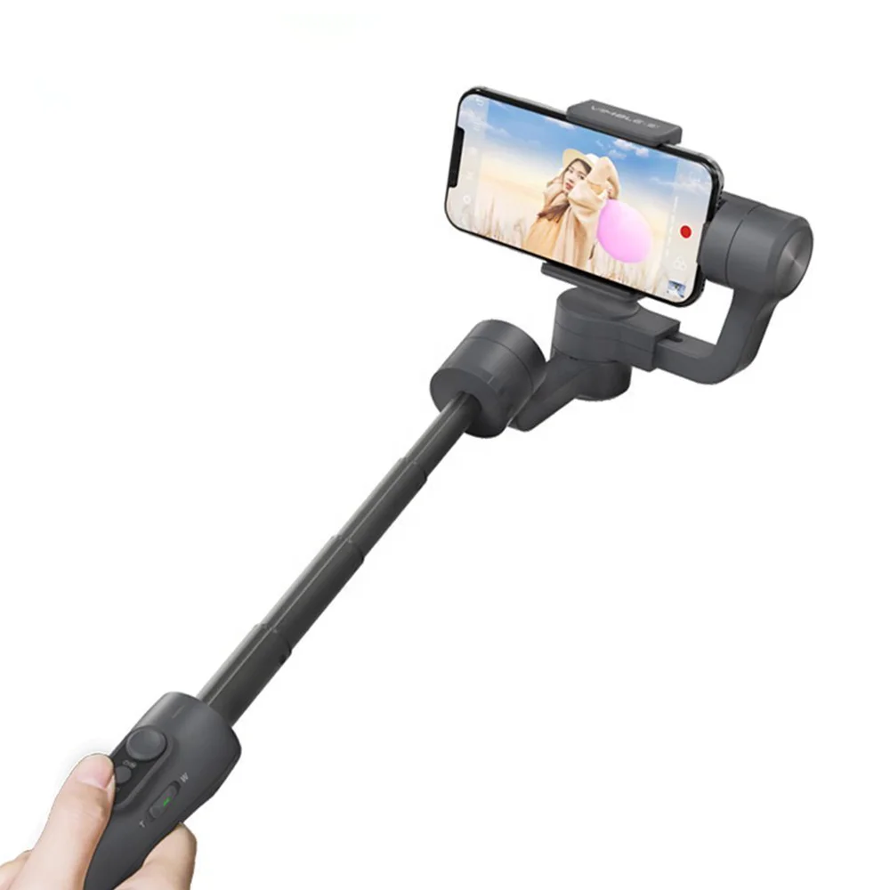 Vimble 2 Handle Gimbal Stabilizer 3-axis Extended Rod Steadicam For Mobile Phone VS Zhiyun Smooth Q