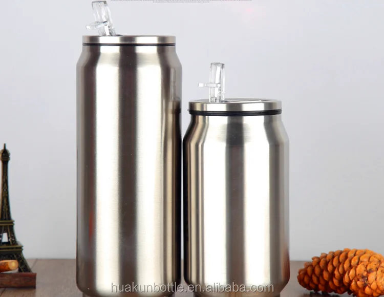 

hot selling 500ml double wall insulated stainless steel cans tumbler cups, Customized