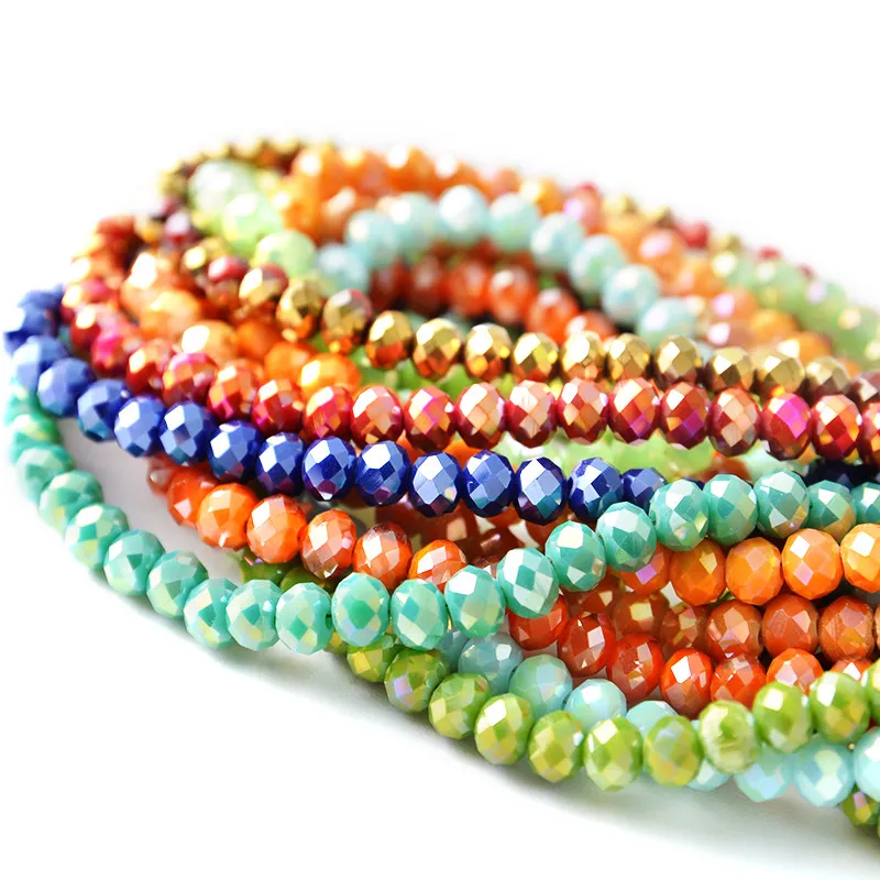 Color Combination Loose Glass Beads Yiwu Diamond Shaped Crystal Beads String Buy Loose Beads