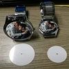 HOT In USA , Dye sublimation blank Metal watch For Customize Design photo Gift Printing