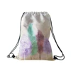 Promotional Wholesale small custom silk polyester nylon canvas cotton drawstring bag