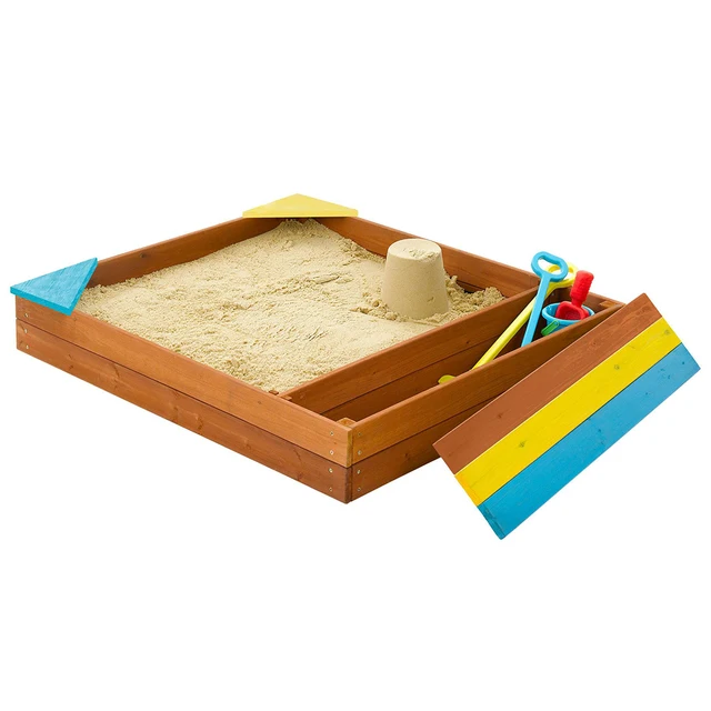 wooden sand pits