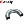 Foshan hardware items used in construction flexible stainless steel pipe fittings adjustable handrail 180 degree pipe elbow