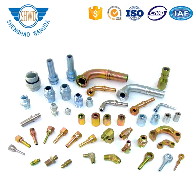 Npt/ Jic/ Sae/ Bsp/ Metric Reusable Hydraulic Hose Adapter High Pressure Rubber Hose Assembly