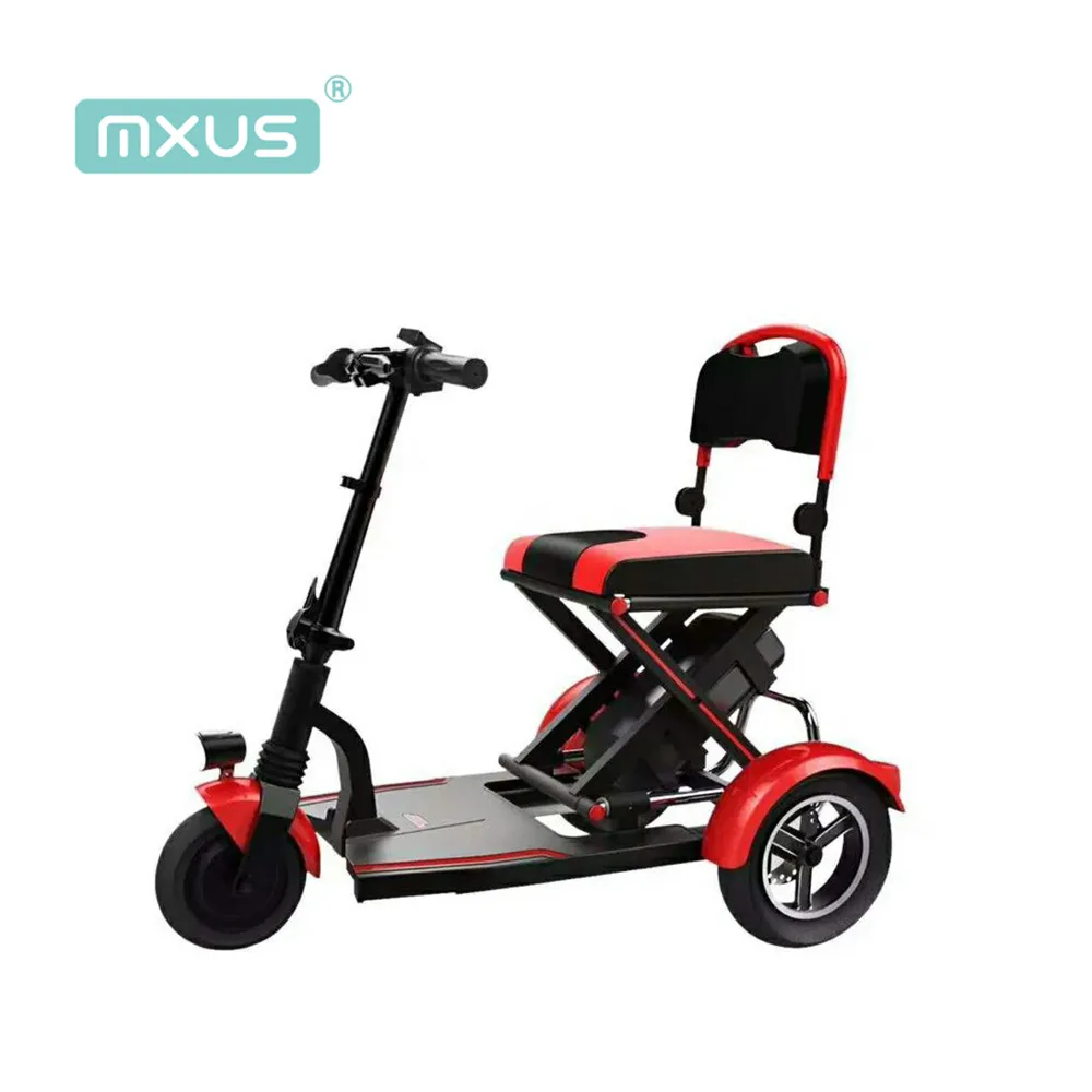 

three wheel old people folding electric mobility scooter for adults