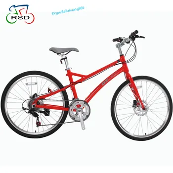 red full suspension bike