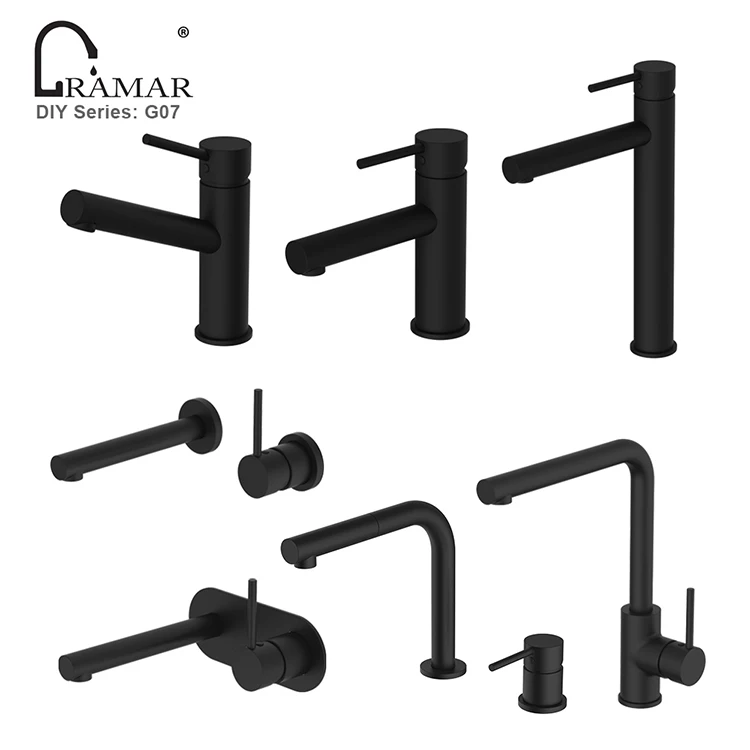 Diy Single Hole Rose Gold Black Solid Brass Kitchen Sink Faucet Buy