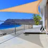 185g 5 years 100% virgin hdpe sun shade sail uv triangle outdoor