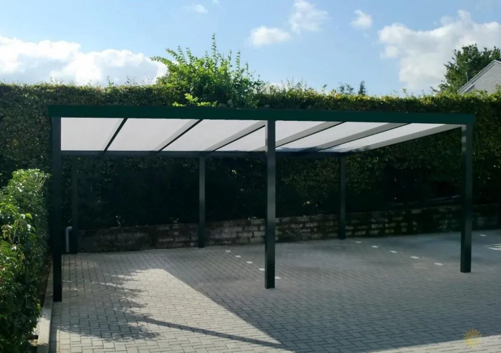 Metal Attached Carport For Car With New Design And Low Price - Buy