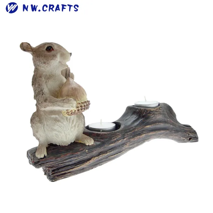 Unique Cheap Price Home Interior Decorative Resin Squirrel Animal