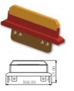 Tower crane spare parts current collector carbon brush
