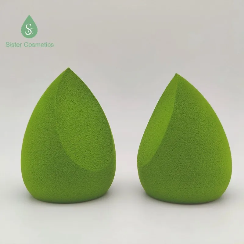 

Super Popular 2 Cut Seal Shape Make Up Beauty Cosmetic Sponge Blender Puff with Free Sample, Customized color