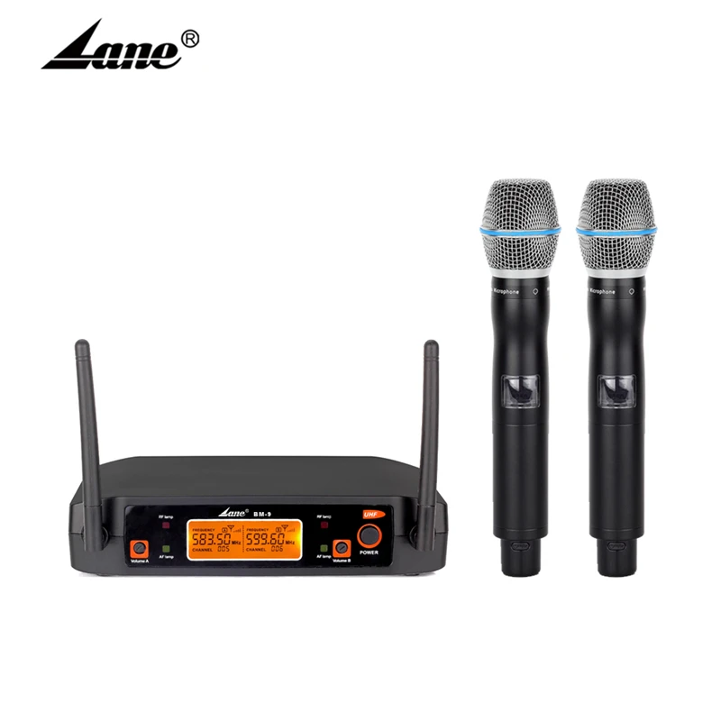 lane professional audio custom dynamic cordless conference karaoke ktv vocal wireless microphone
