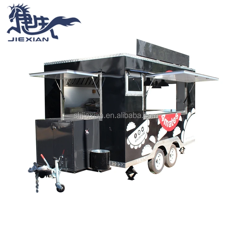 Jxfs350 Mobile Kitchen Container Hot Dog Cart Grill Street Food Kiosk