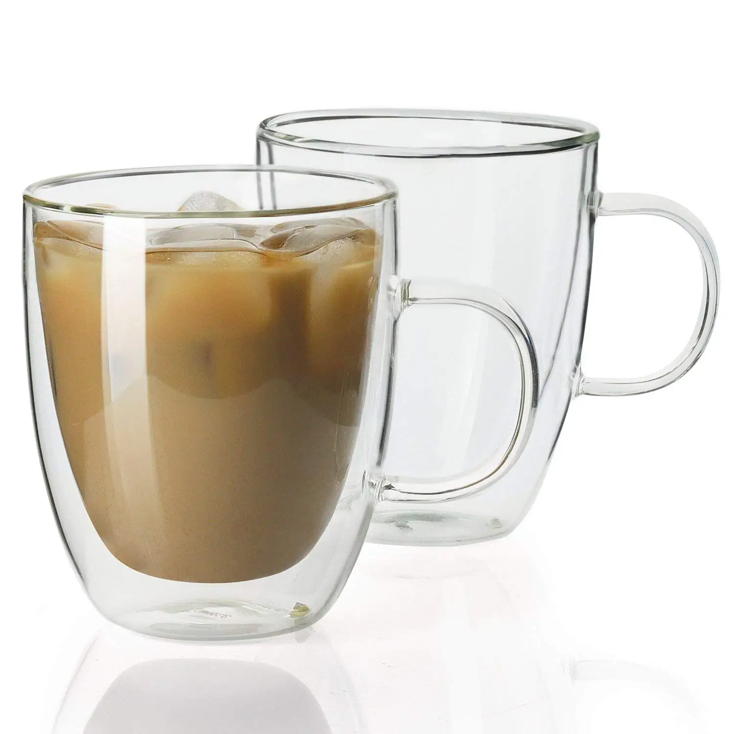 Buy Sweese 4602 Coffee Mugs Double Wall Insulated Glasses With Handle