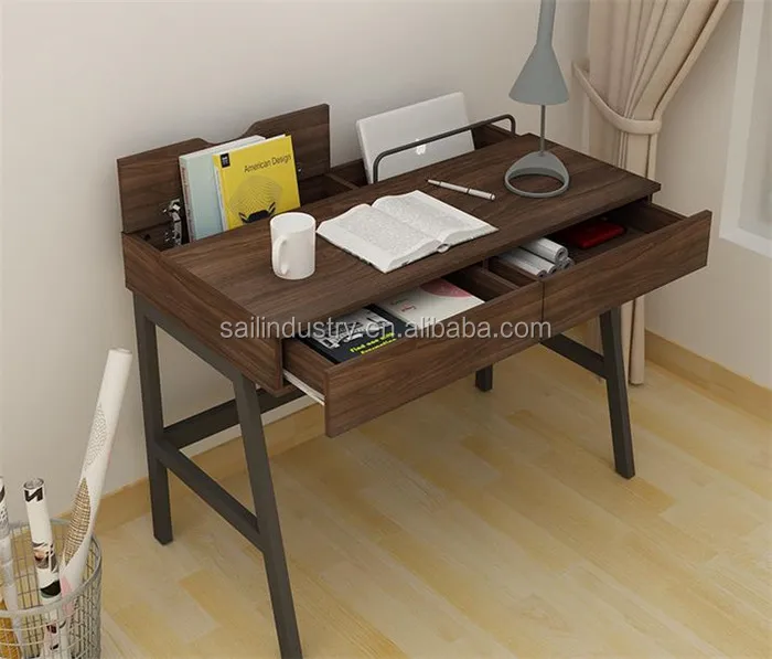 High Quality Home Office Furniture Modern Wooden Computer Table Design