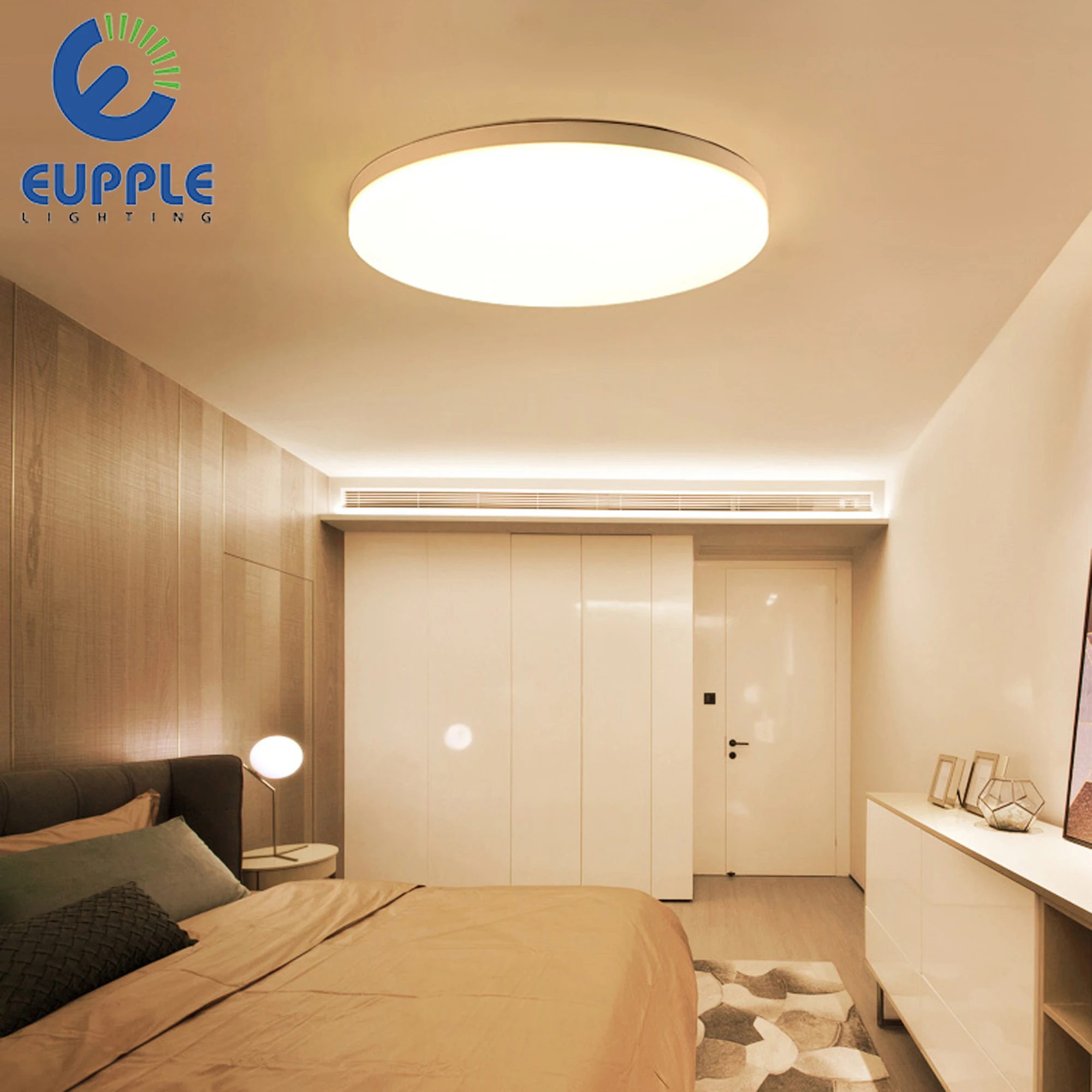 2020 3years warranty China Supplier IP33 Slim indoor acrylic round ceiling lighting lamp for bedroom