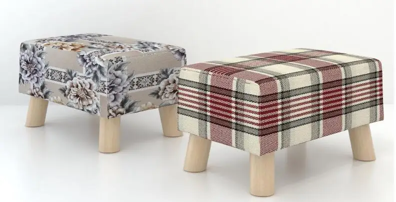 wood cloth stools, recreation furniture gliders ottomans modern