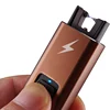 Sanqiao push down charging push up cigarette slim 4 colors options single arc usb electric lighter hidden wholesale 11