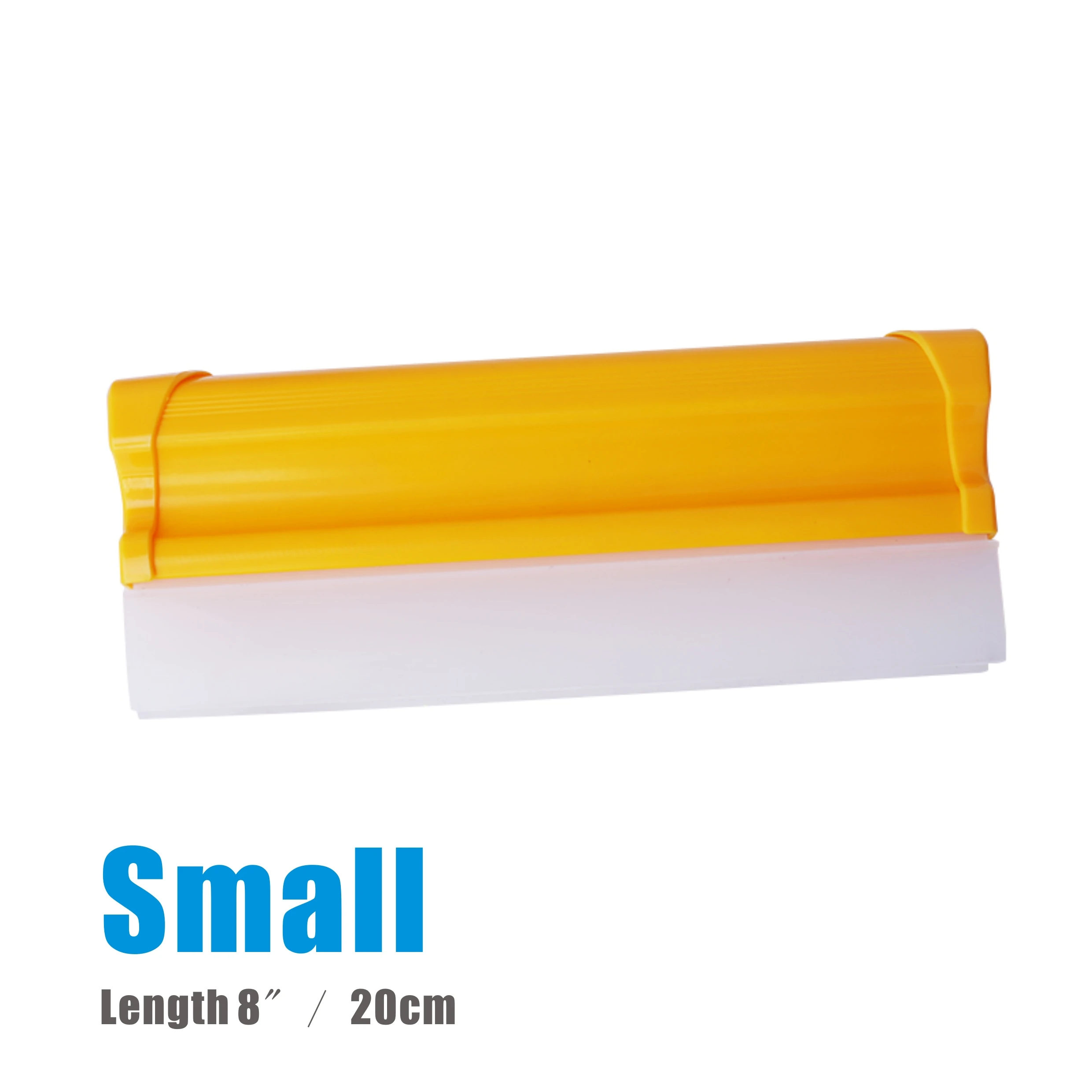 

8" New Dual Soft Silicone Blade All Purpose Yellow Squeegee for Shower Window Car Glass Windshield Cleaning Tool