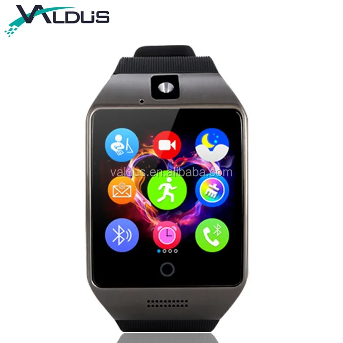 Hot Sale BLE Smartwatch Q18 Android Smart Watches With SIM Card and Camera Mobile Watch Phone For Samsung Galaxy S8