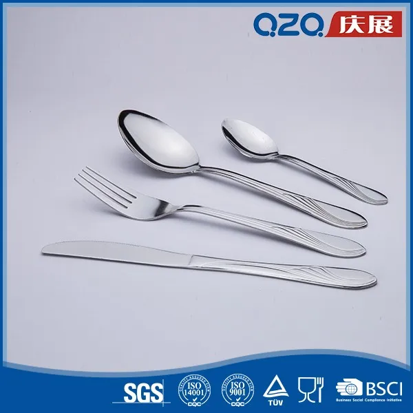 Fashion colorful design flatware set fork knife stainless steel personalized forks
