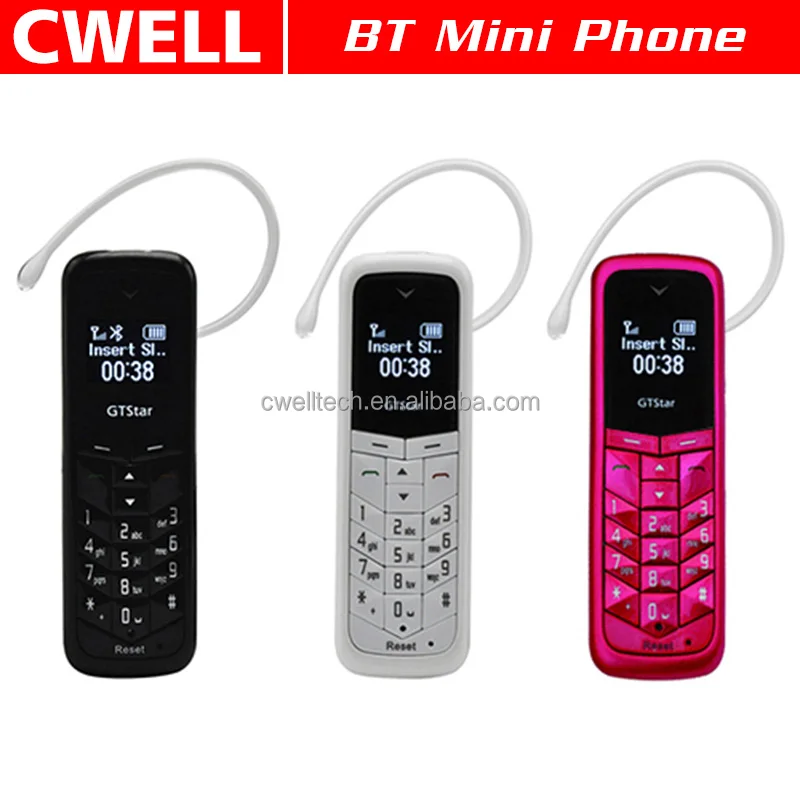 

GTstar BM50 0.66 Inch OLED Screen Bluetooth Mini Phone, Black;red;white
