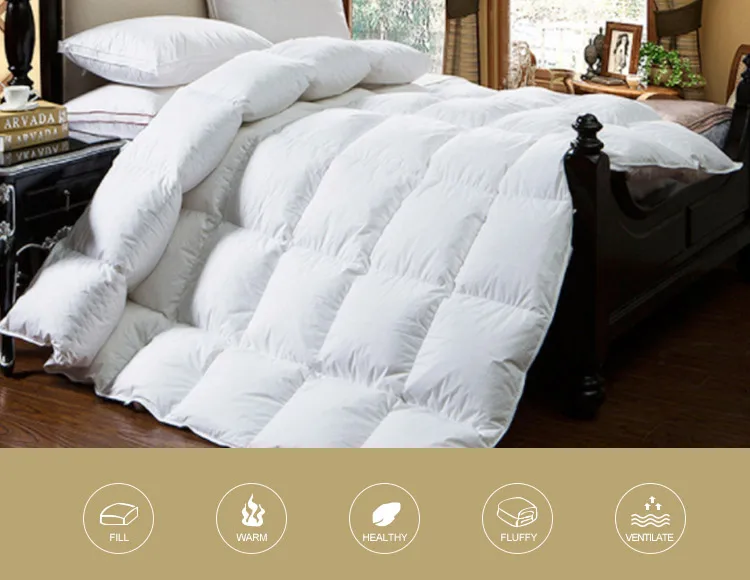 Japanese Hot Selling 100 Full Size Adult Edredon Down Comforter For