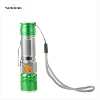 Amazon Hot Sell Green Pocket 18650 Battery 1300 Max Force Zoom Ultraviolet Telescopic Flashlight With Clip