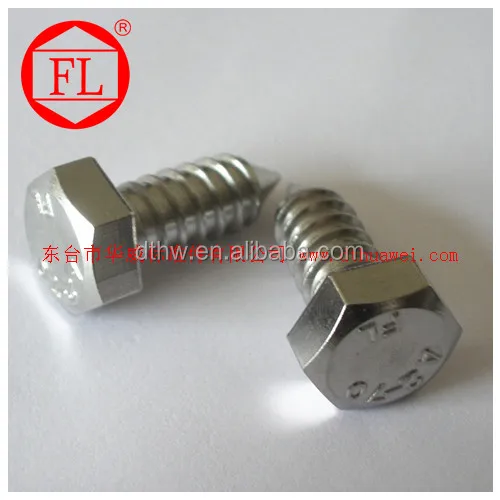 
SS304/316 high Quality stainless hex bolt 