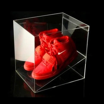 glass sneaker display