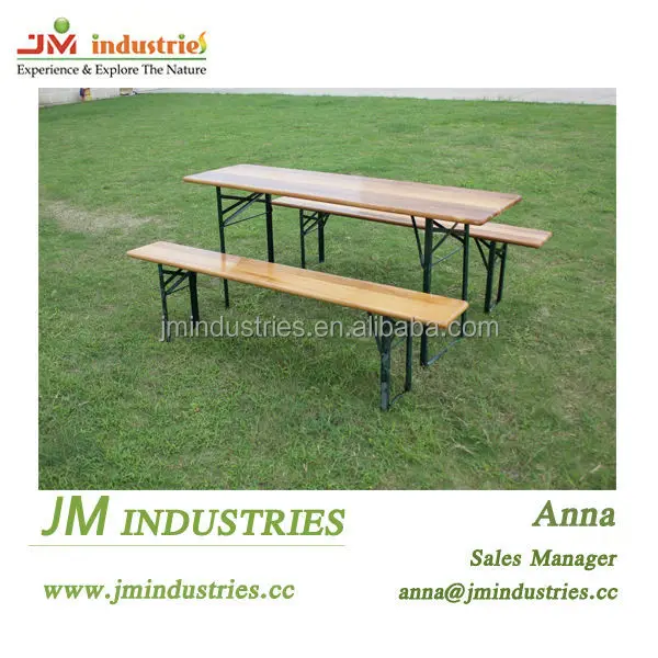 Wood Folding Beer Table And Bench Set Wholesale, Beer Table ... Wood Folding Beer Table And Bench Set Wholesale, Beer Table ...