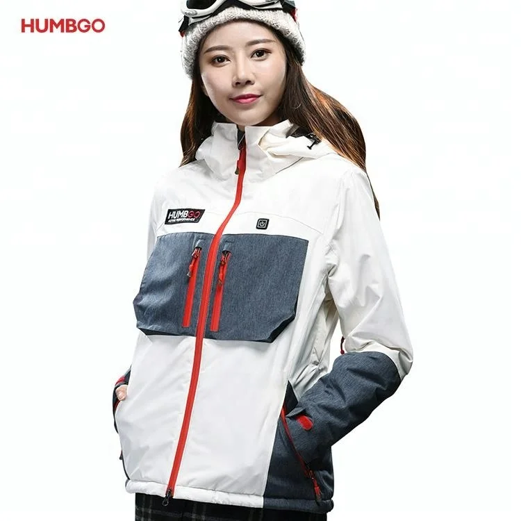 

promotional hoodie warm womens heated jackets, Black/white