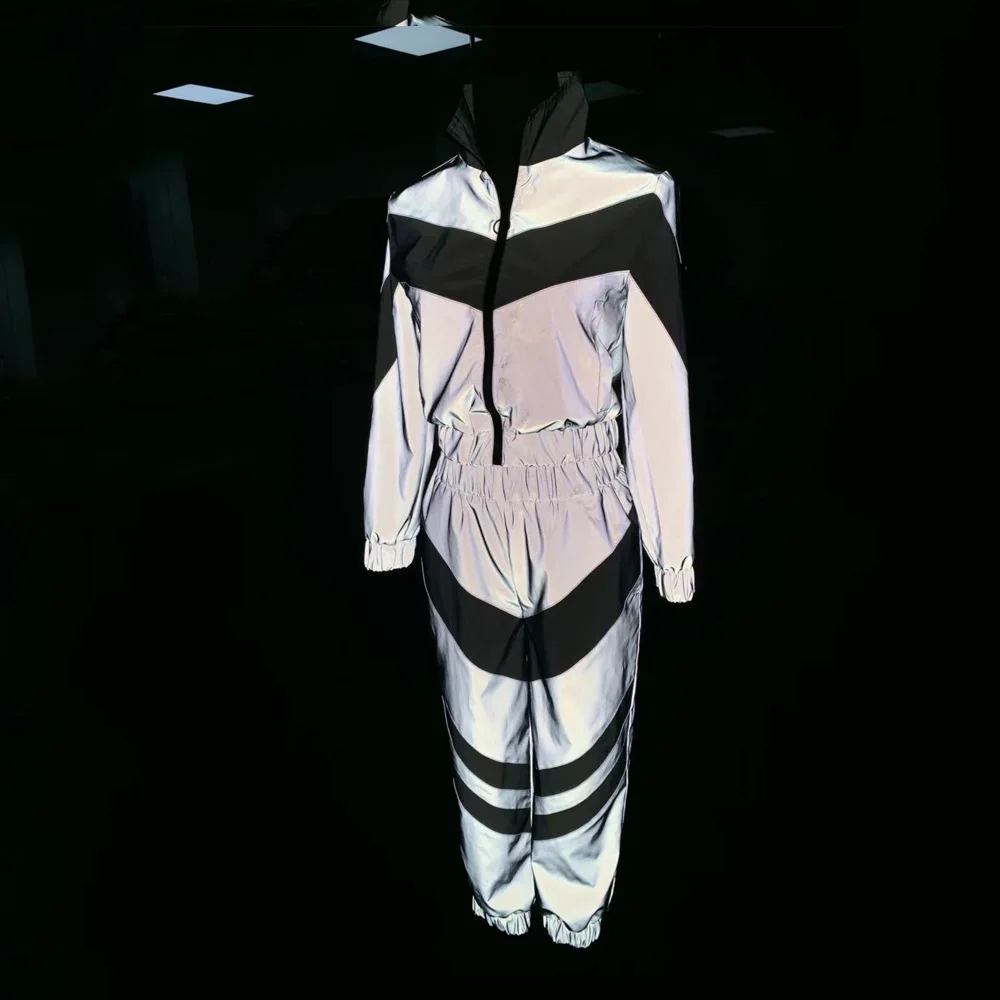 

3 M REFLECTIVE WATERPROOF FLASH WOMEN TRACKSUIT SET