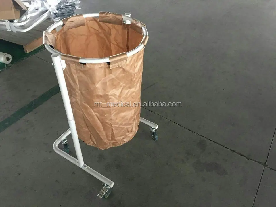 cheap hospital dressing dirty solid linen laundry trolley price