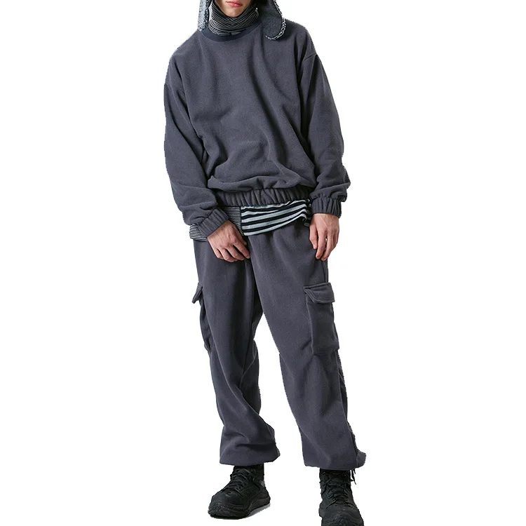 track pants and flannel