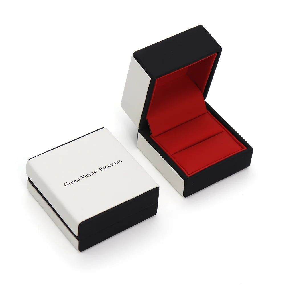 Custom Made White Pu Leather Jewelry Box Necklace Packaging Box Buy