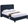 factory directly sell cheap europe style double size Home furniture fabric bed frame