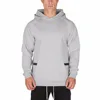 Custom your logo high quality hoodie grey pullover hoodie plain blank wholesale mens fleece active wear