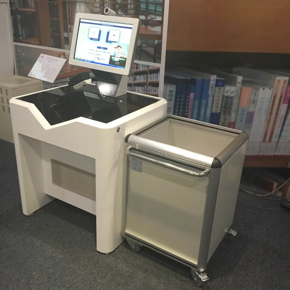 Em&rfid Selfcheck Machine For Library Buy Library Book Check In